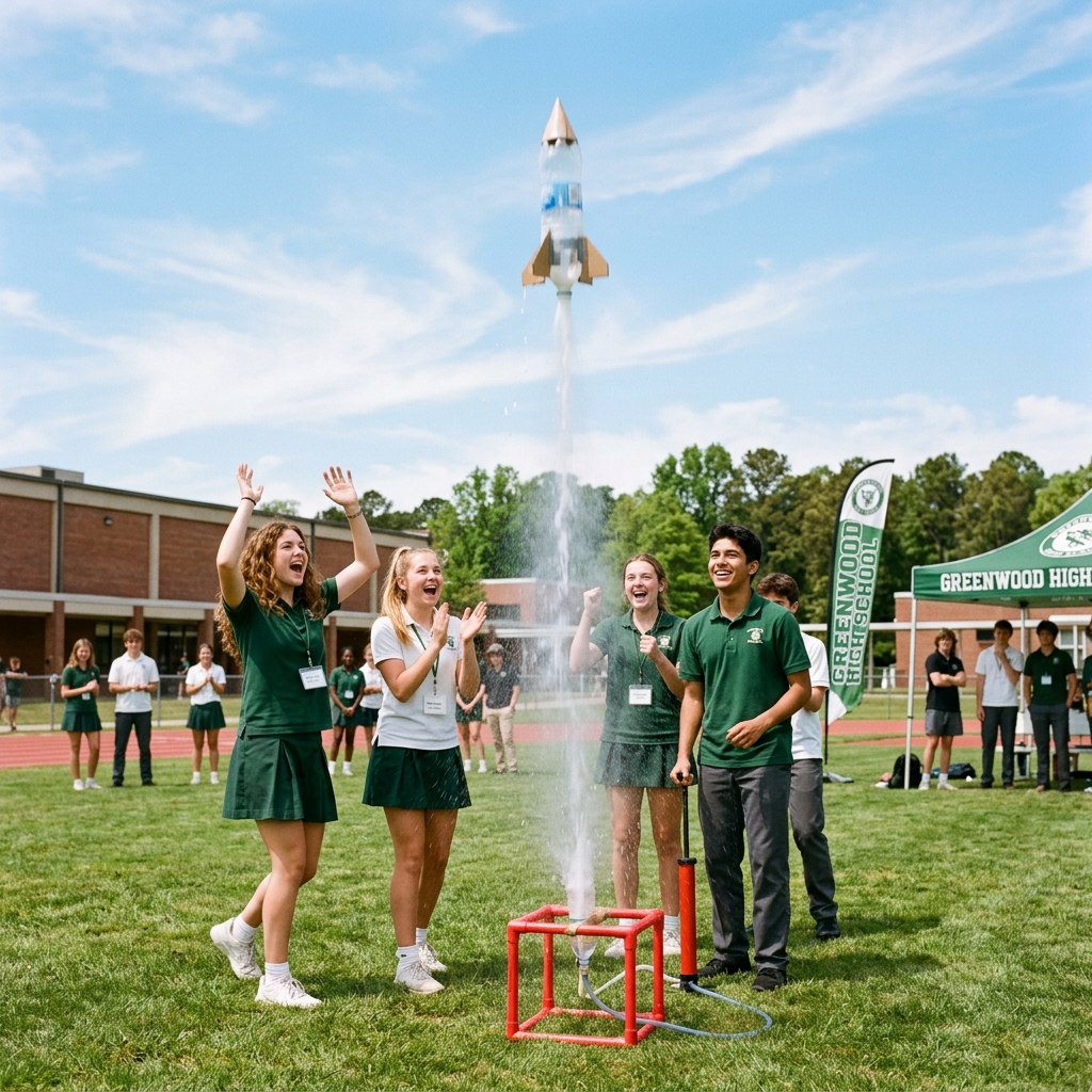 My First Week in Science Club: Building Rockets